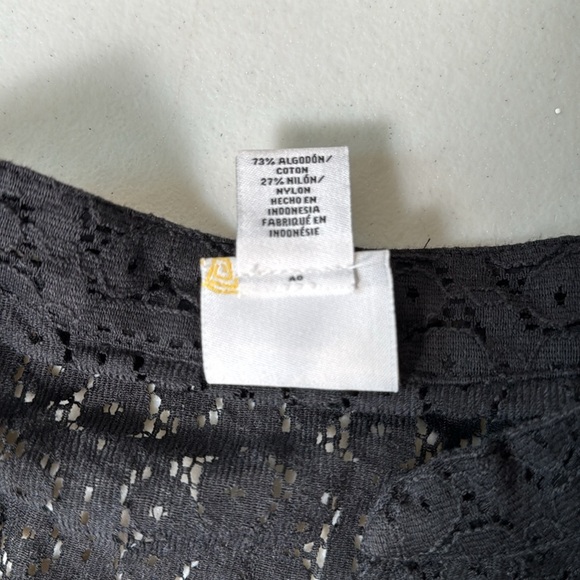 Ruby Rd lace button down top - Picture 7 of 10